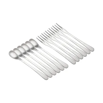 Conjunto de tapas clássico - Aço inoxidável, 12 peças - Dorre