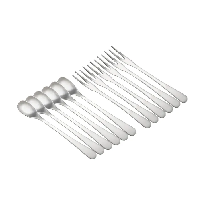 Conjunto de tapas clássico - Aço inoxidável, 12 peças - Dorre