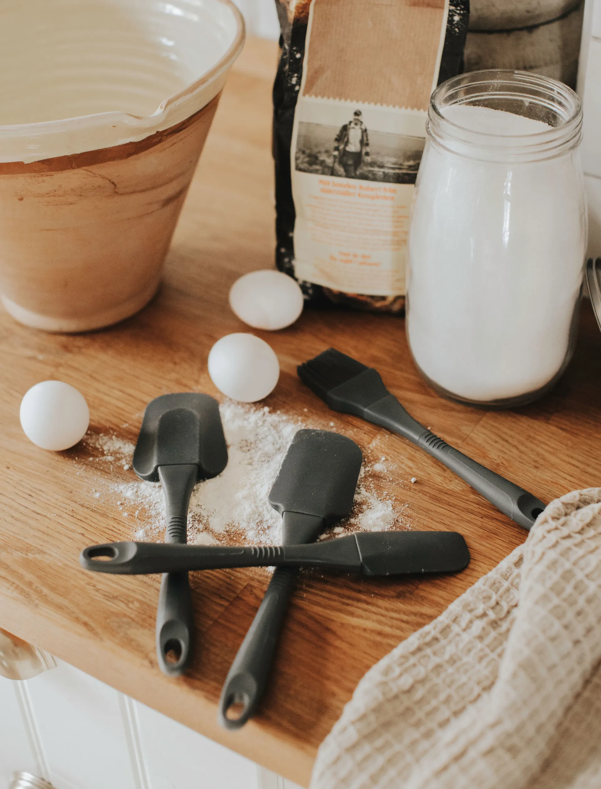 Conjunto de utensílios de cozinha Rowan 4 peças, Cinzento Dorre