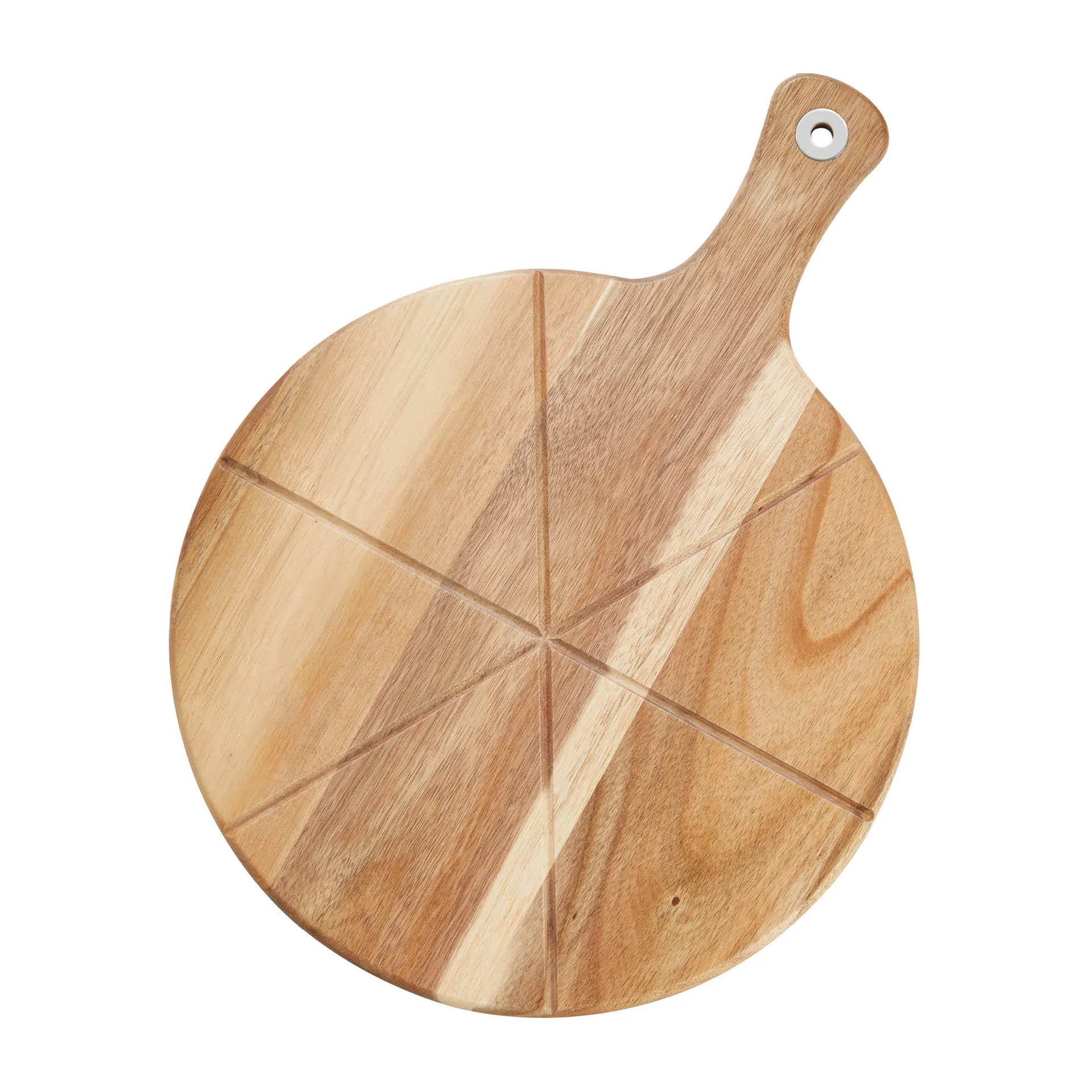Conjunto para piza Sade: cortador de piza, tábua de cortar Ø32 cm, Acacia Dorre