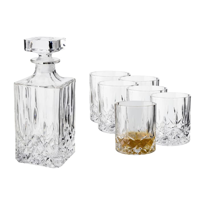 Conjunto para whiskey - jarro e 6 copos Vide - Copo de Cristal - Dorre