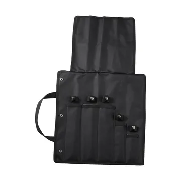 Estojo para facas Kadi - Nylon preto, 5 compartimentos para facas - Dorre
