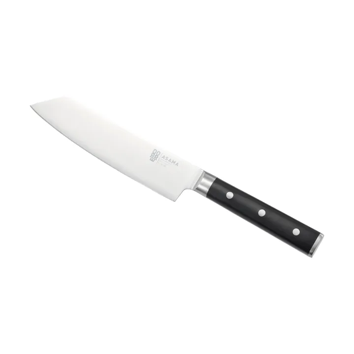 Faca Kiritsuke Asama - Aço inoxidável, preto, 33 cm - Dorre