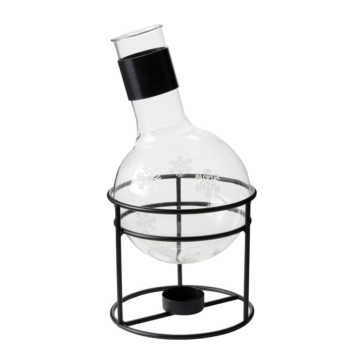 Frasco de vinho quente Estrele de neve 1,3 L, vidro-ferro Dorre