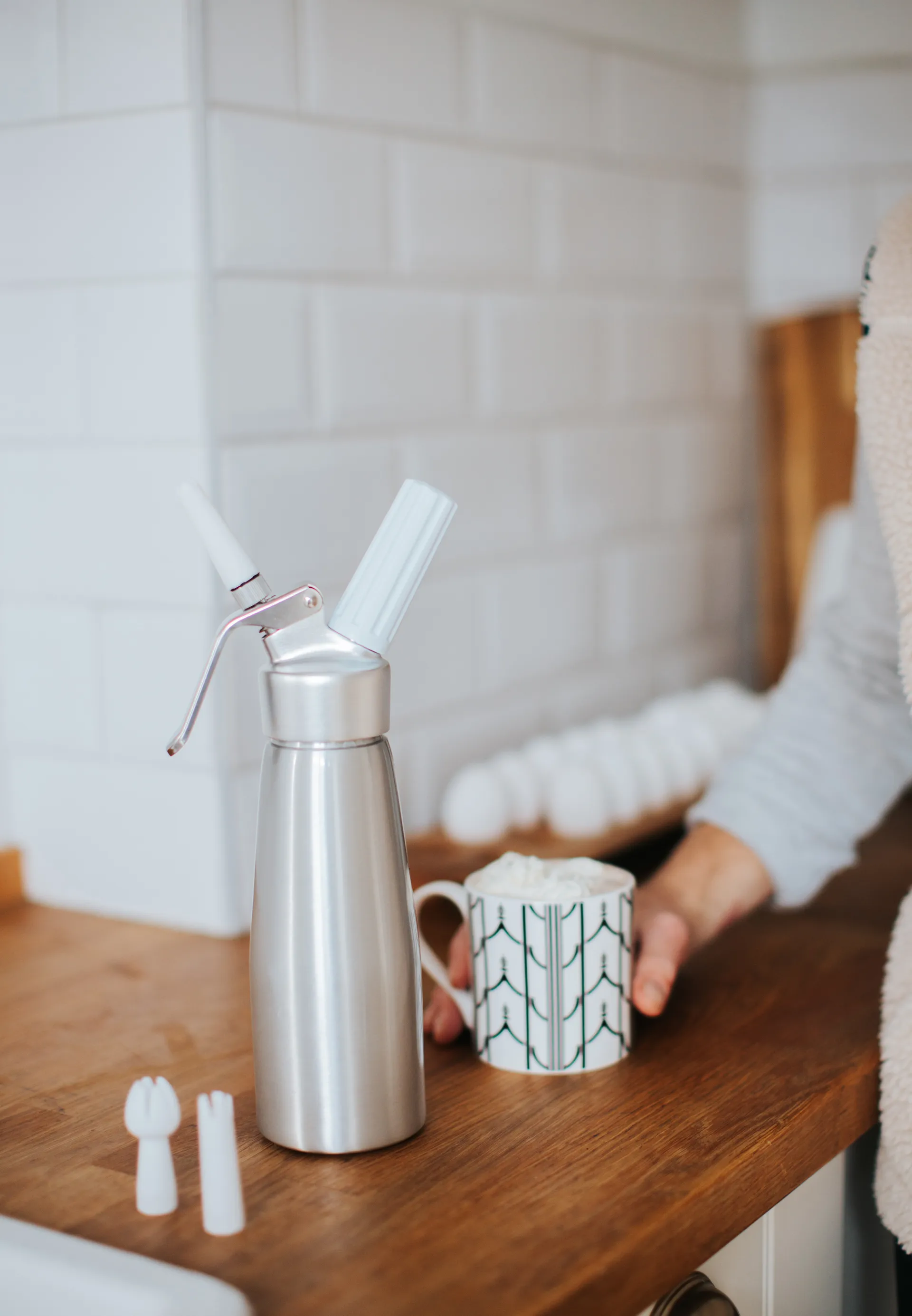 Grette sifão 0,5 litro, Prata Dorre