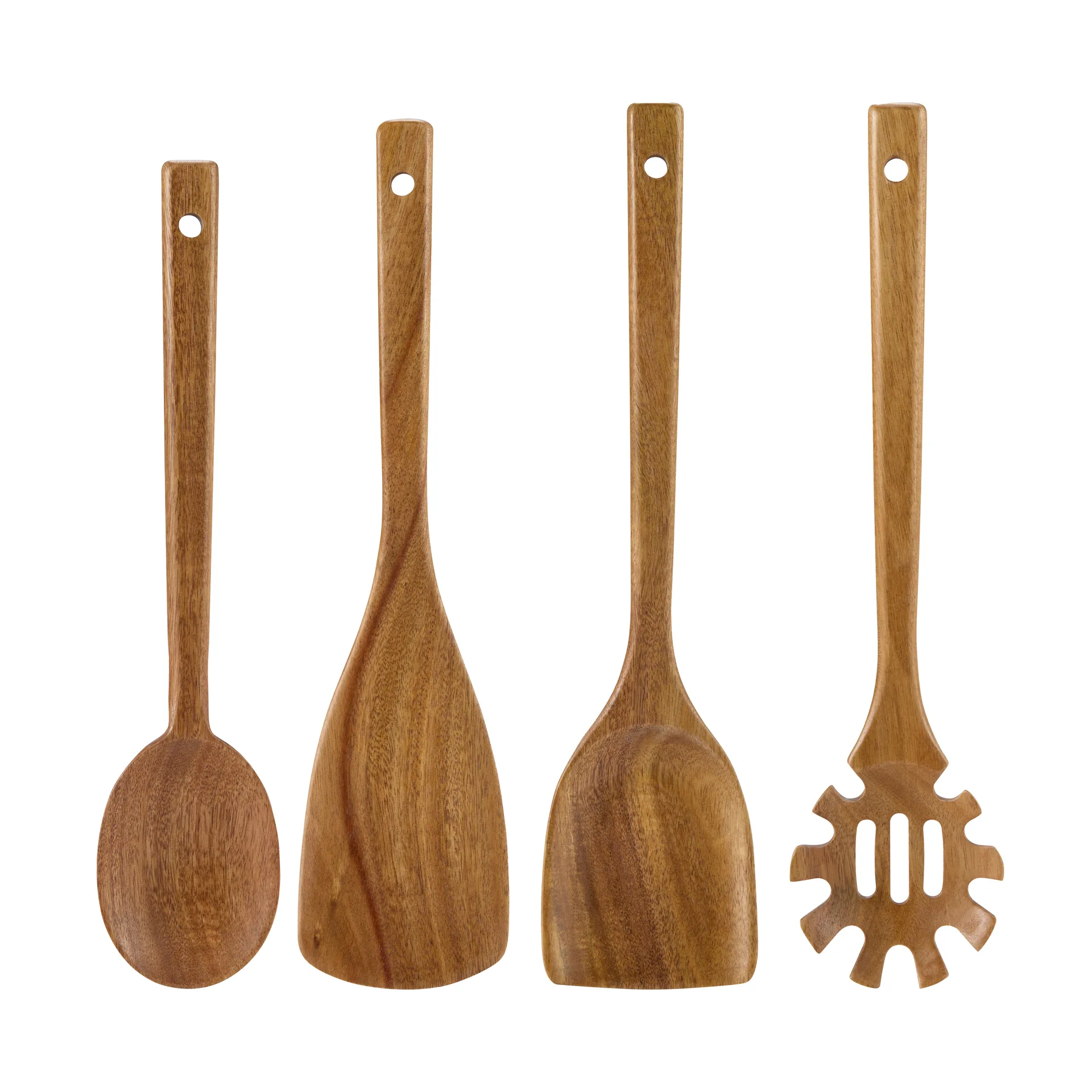 Rey conjunto de utensílios, Acácia, 4 peças Dorre