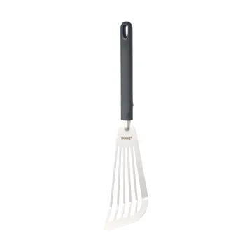 Saira espátula de cozinha 33x8,5x1,8 cm - Aço inoxidável–alça de silicone cinza - Dorre