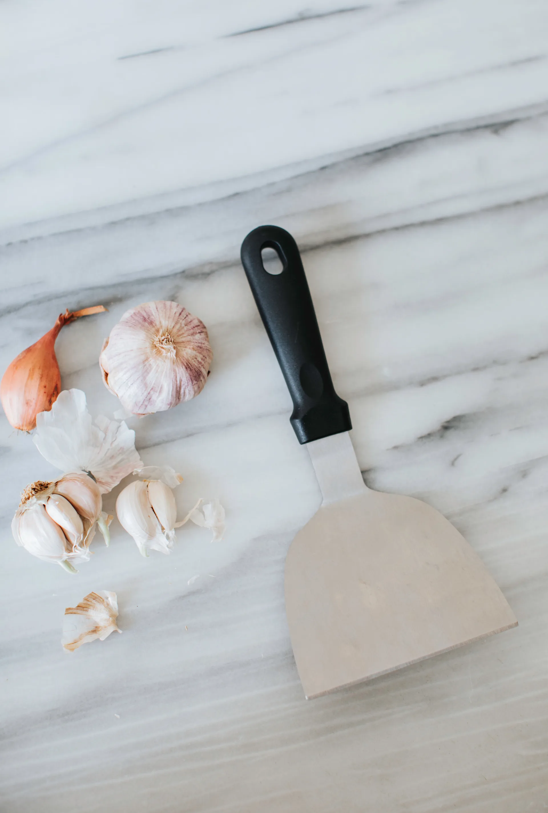 Sasha espátula aço Inoxidável, Preto Dorre