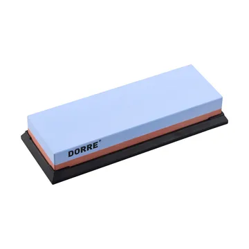 Suri pedra de afiar com base de borracha 18x6x3 cm - 240/1000 grão - Dorre