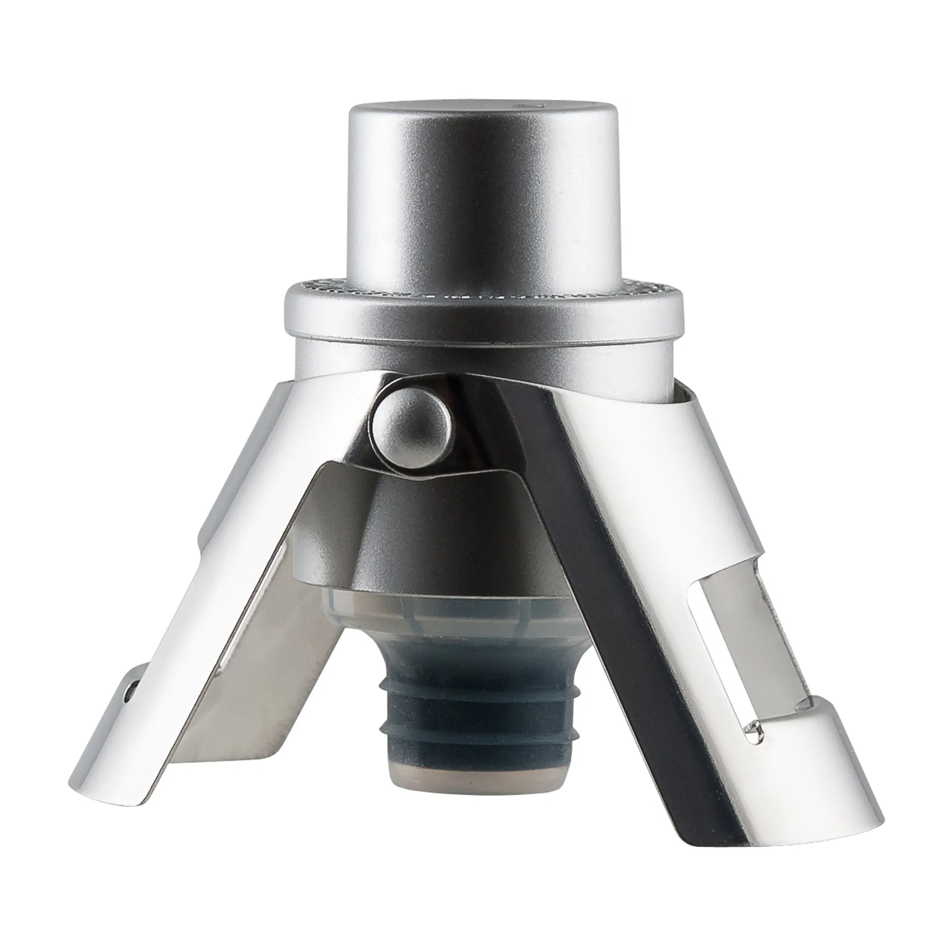 Tampa para champanhe Pump it, Prateado Dorre