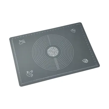 tapete de cozedura Cookie - Cinzento, XL, silicone, 50x70 cm - Dorre