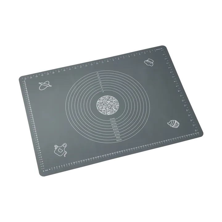 tapete de cozedura Cookie - Cinzento, XL, silicone, 50x70 cm - Dorre