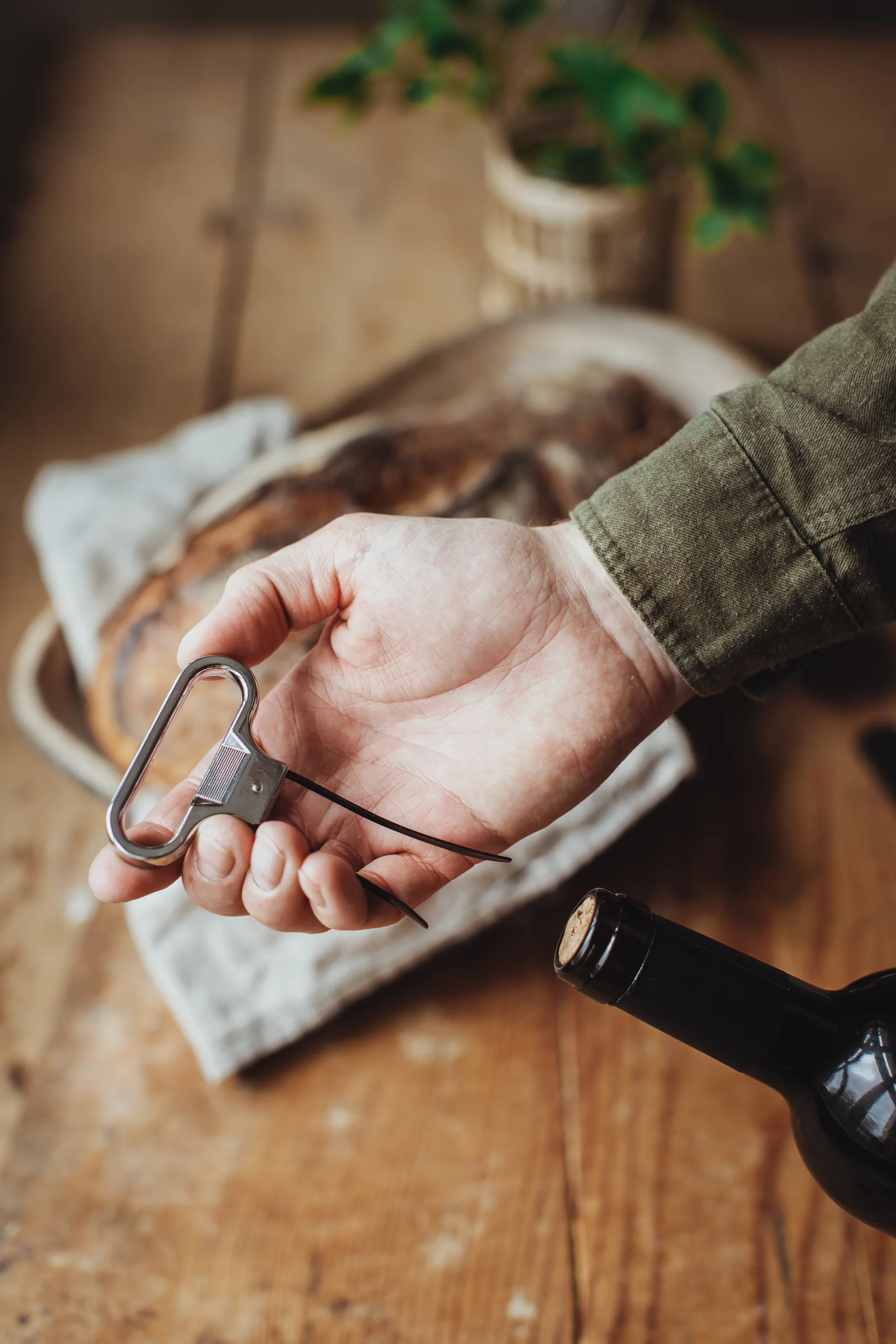 Vale Bladöppnare saca-rolhas 11x6,4x1 cm, Preto-prata Dorre