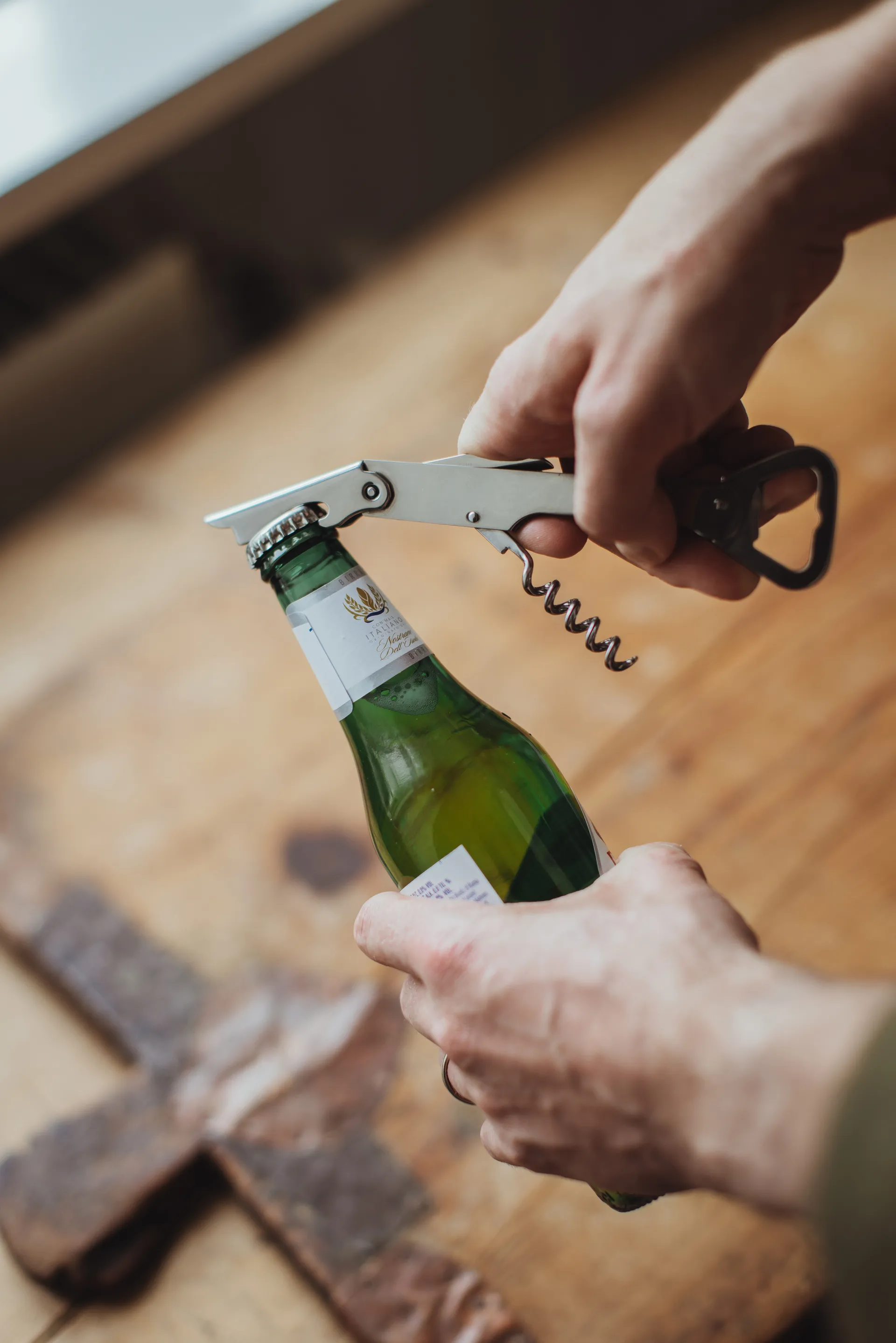 Varda abridor de vinho e de tampas 14,5 cm, Aço inoxidável Dorre