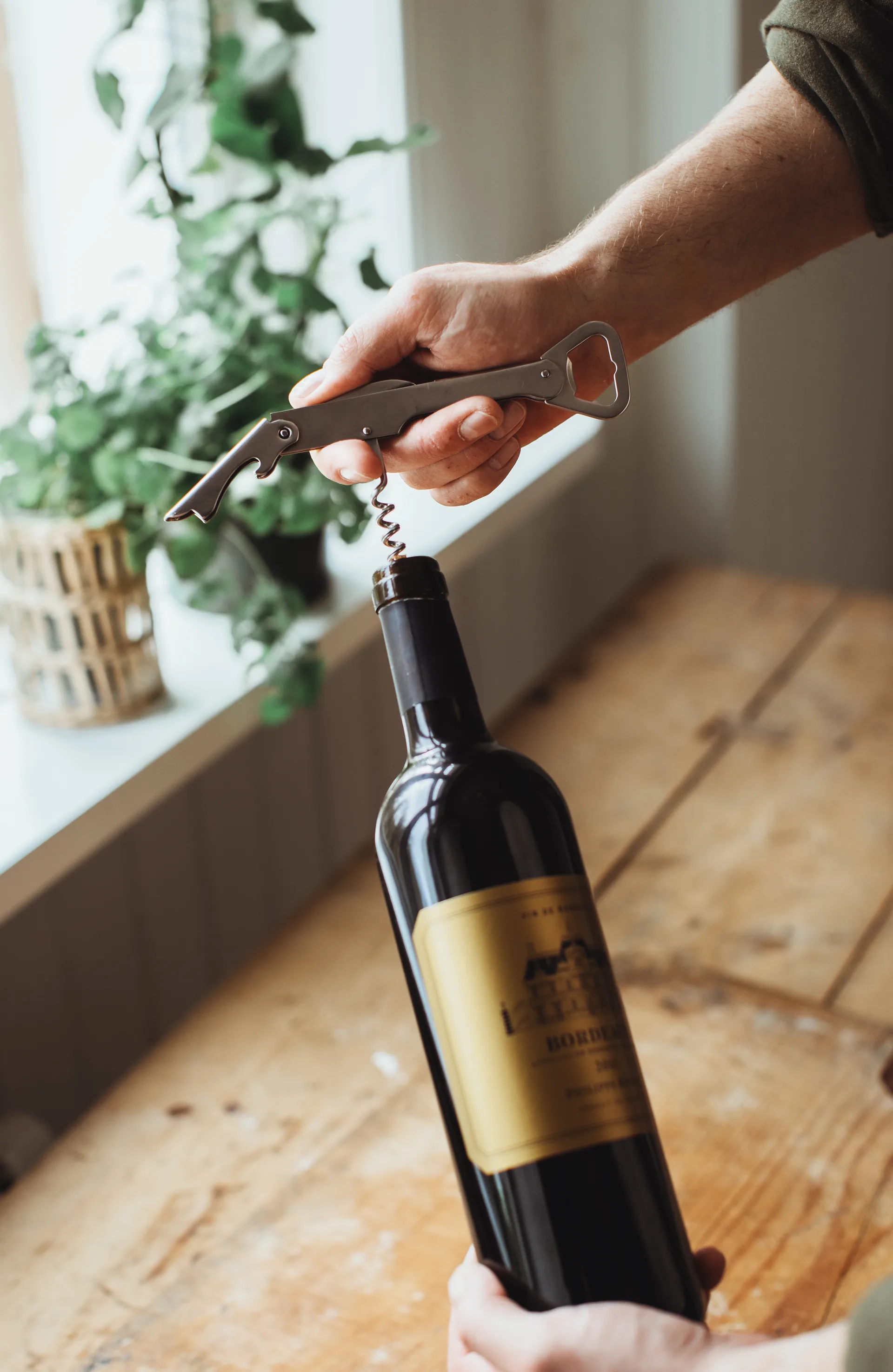 Varda abridor de vinho e de tampas 14,5 cm, Aço inoxidável Dorre