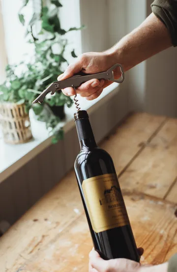 Varda abridor de vinho e de tampas 14,5 cm - Aço inoxidável - Dorre