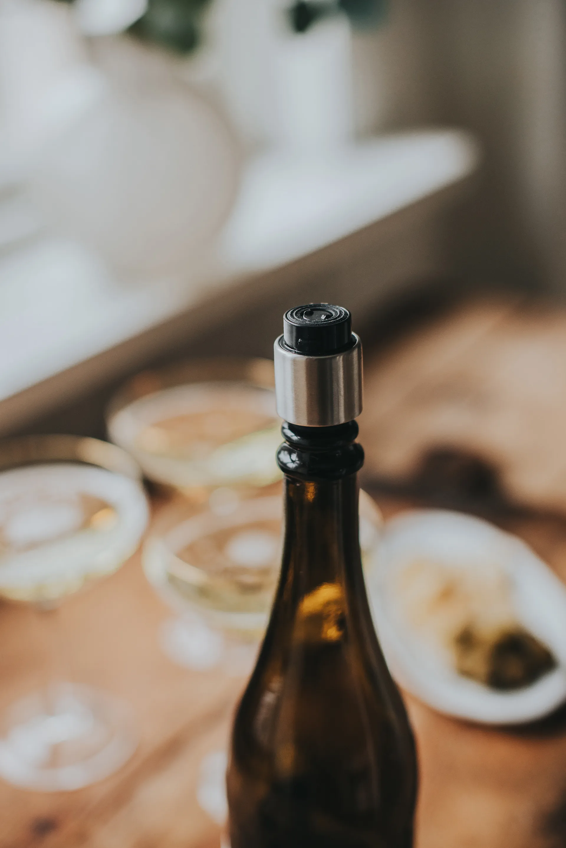 Verne arejador de vinho e vedante de vinho, Preto Dorre
