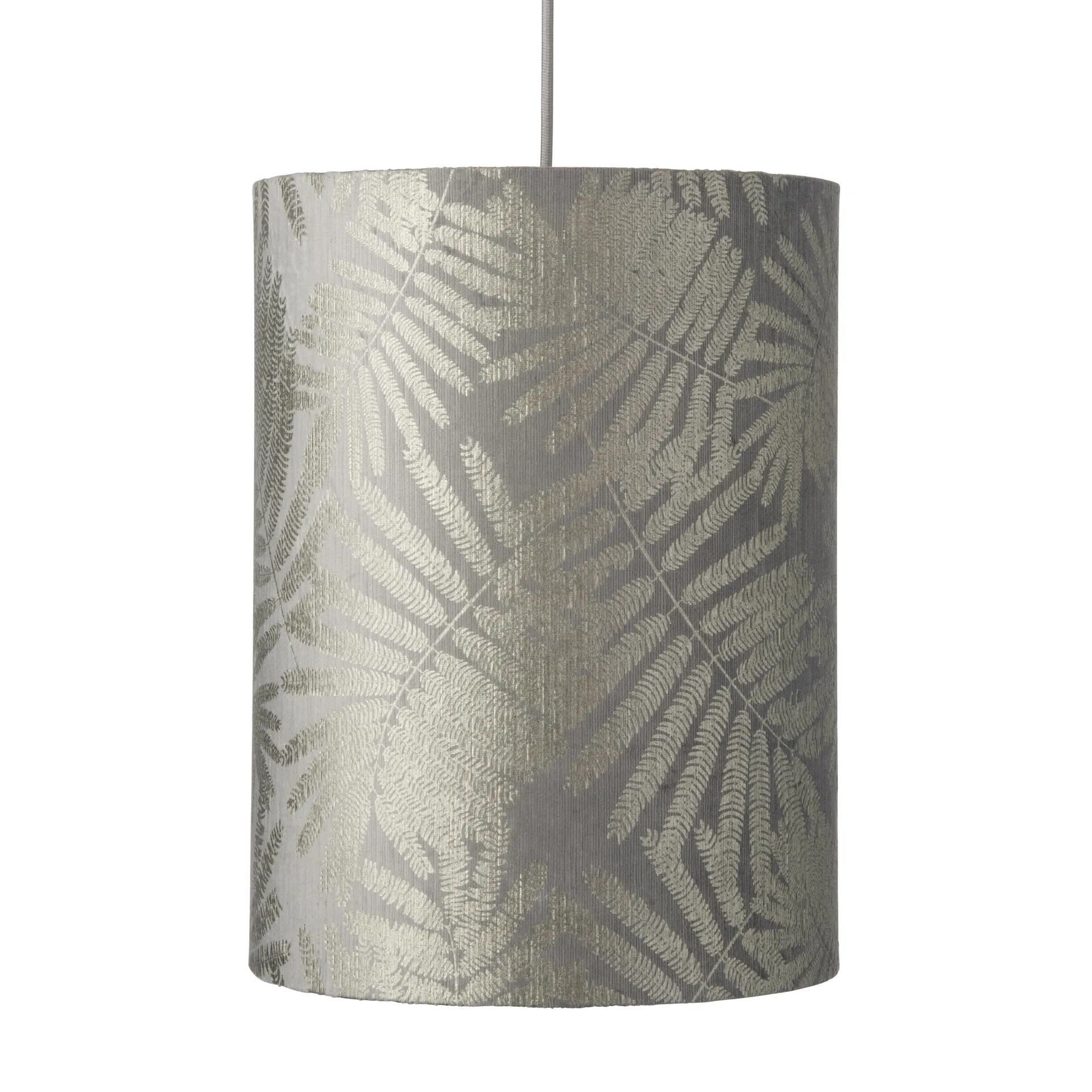 Abajur Fern leaves Ø 30 cm, prateado EBB & FLOW