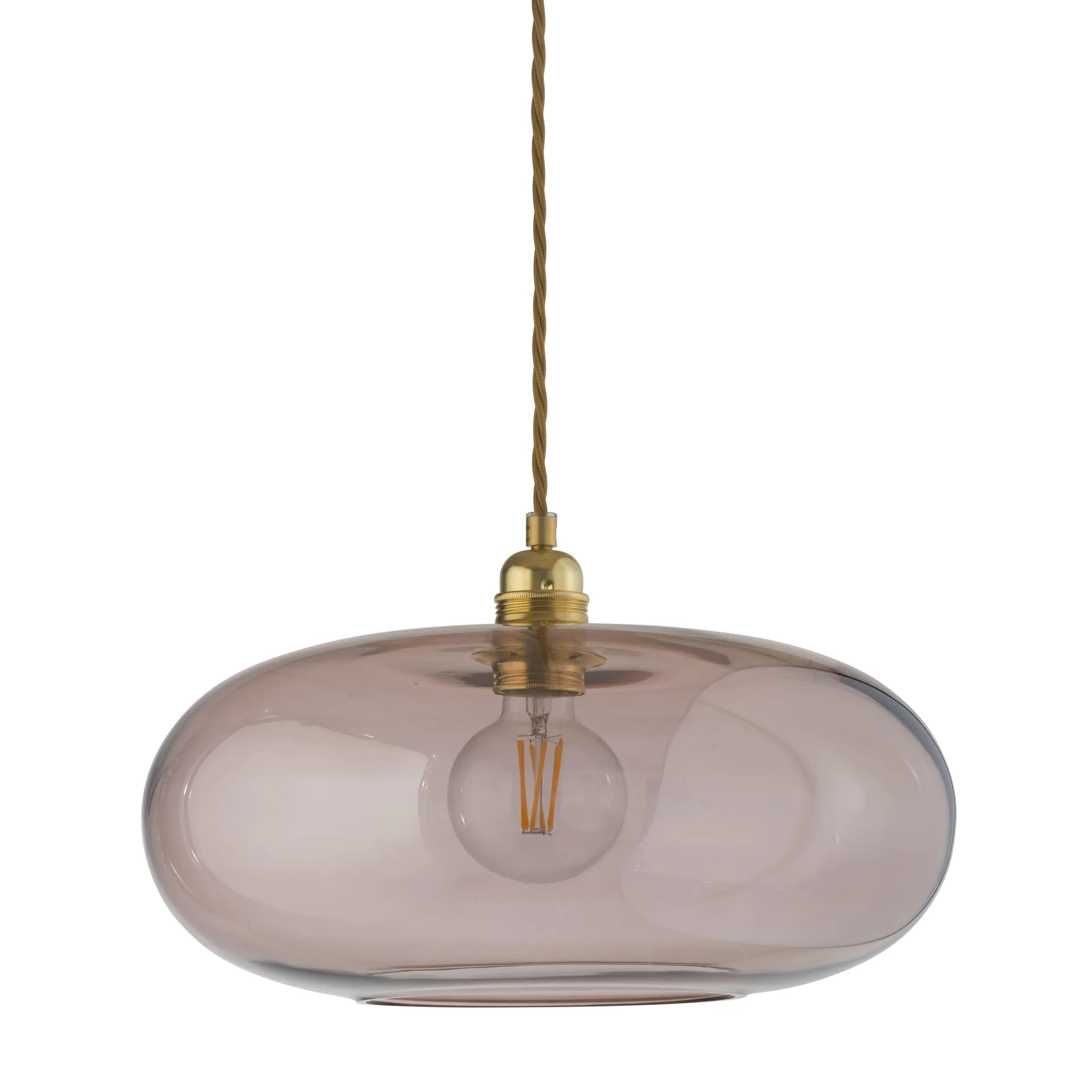 Candeeiro de teto Horizon Ø 36 cm, obsidiana EBB & FLOW