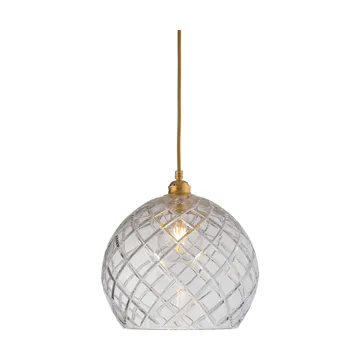 Candeeiro suspenso Rowan L, Ø 28 cm - Crystal, xadrez grande - EBB & FLOW