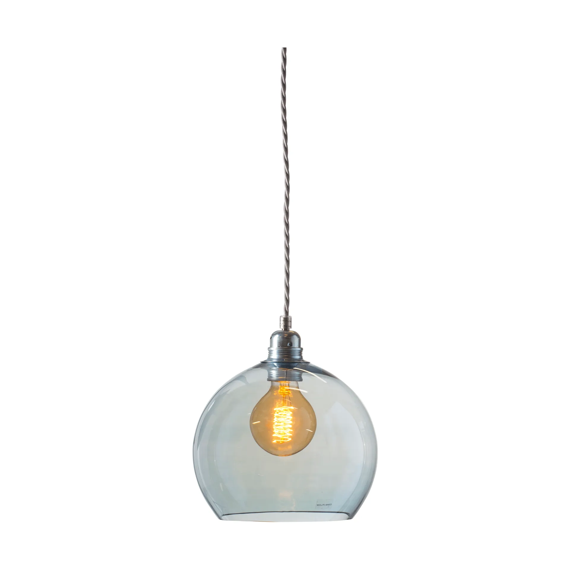 Candeeiro suspenso Rowan M, Ø 22 cm, Topaz blue EBB & FLOW