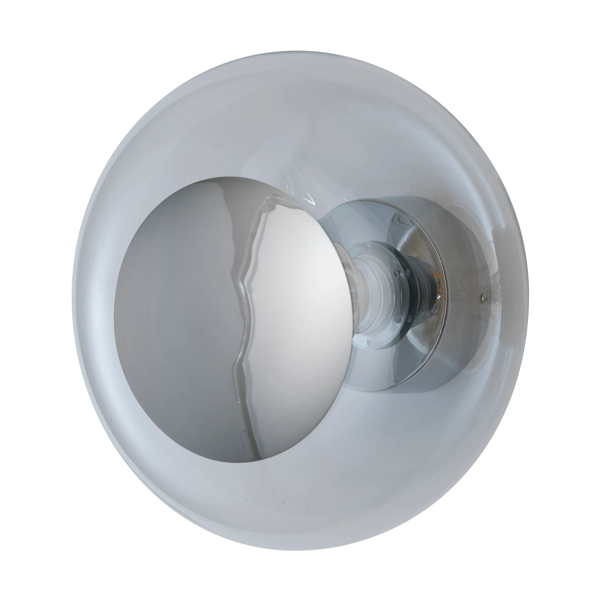 Horizon surface candeeiro de parede, Clear-prateado, Ø29 cm EBB & FLOW