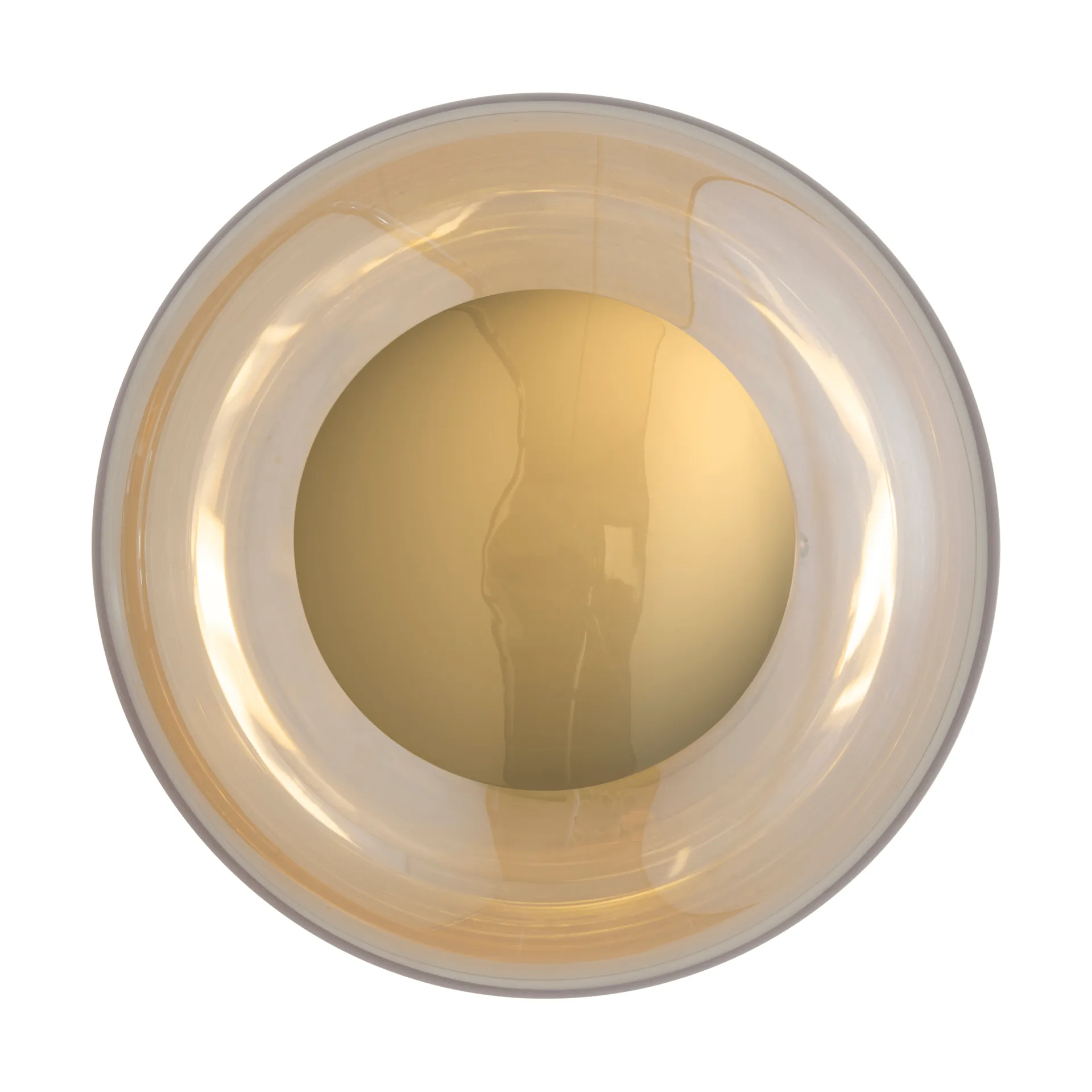 Horizon surface candeeiro de parede, Fumo dourado, Ø21 cm EBB & FLOW