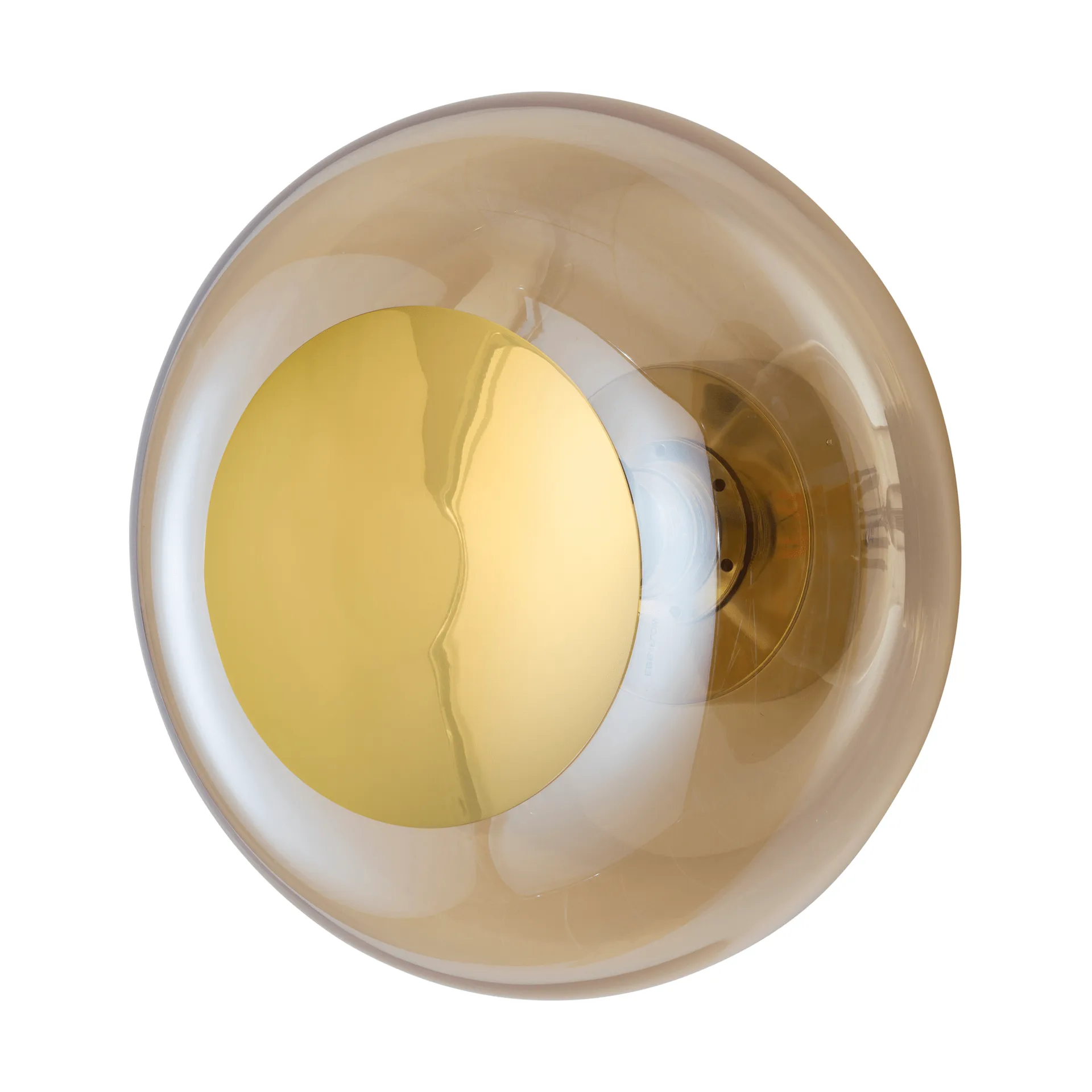 Horizon surface candeeiro de parede, Fumo dourado, Ø29 cm EBB & FLOW