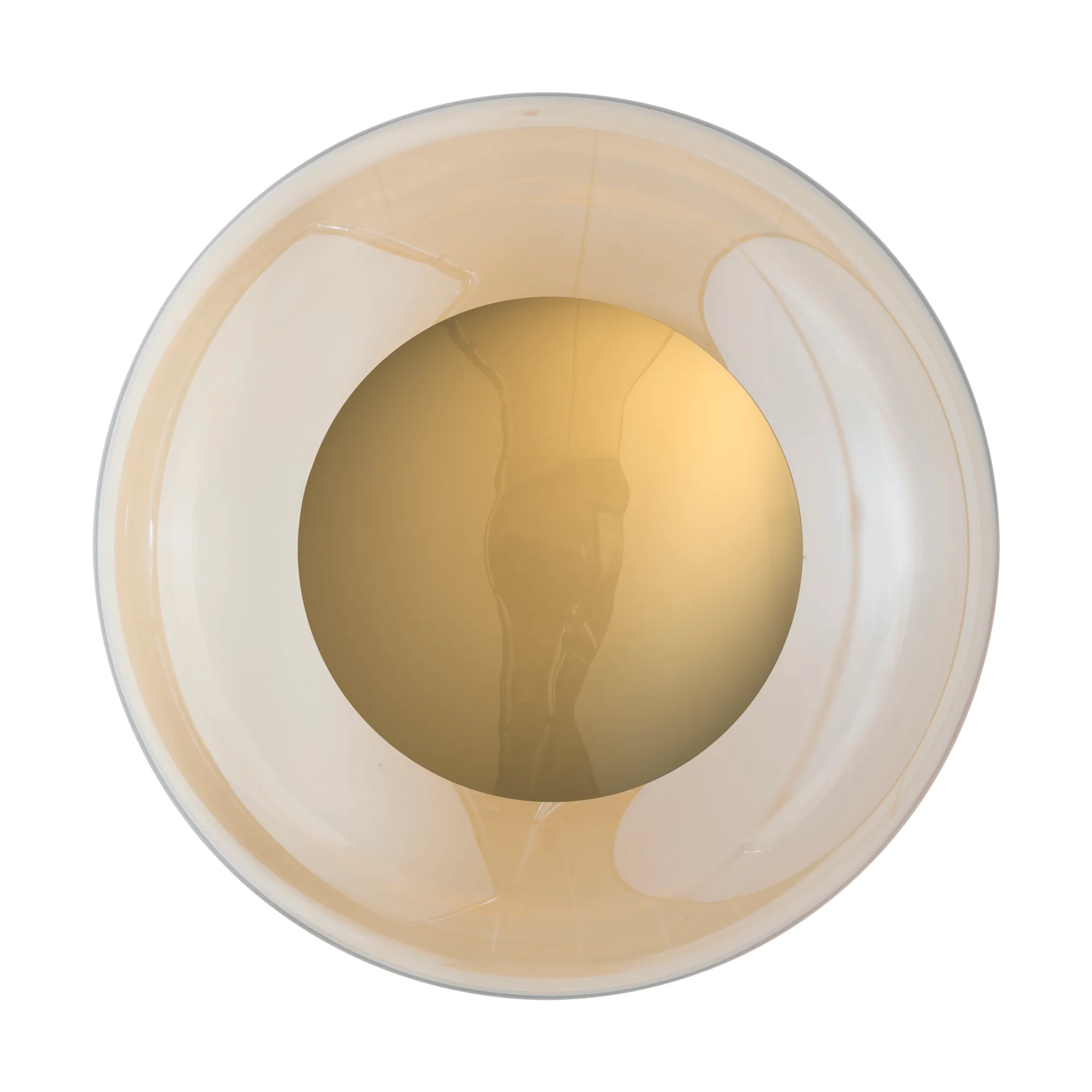 Horizon surface candeeiro de parede, Fumo dourado, Ø36 cm EBB & FLOW