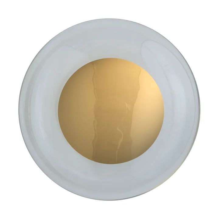 Horizon surface candeeiro de parede - Transparente-dourado brilhante, Ø29 cm - EBB & FLOW