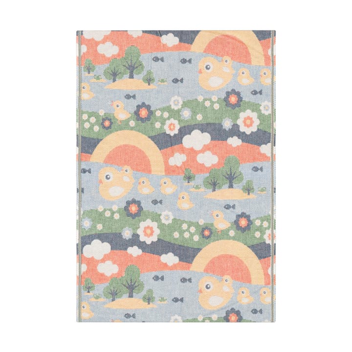 Ankdalen manta de bebê 72x105 cm - Multicolor - Ekelund Linneväveri
