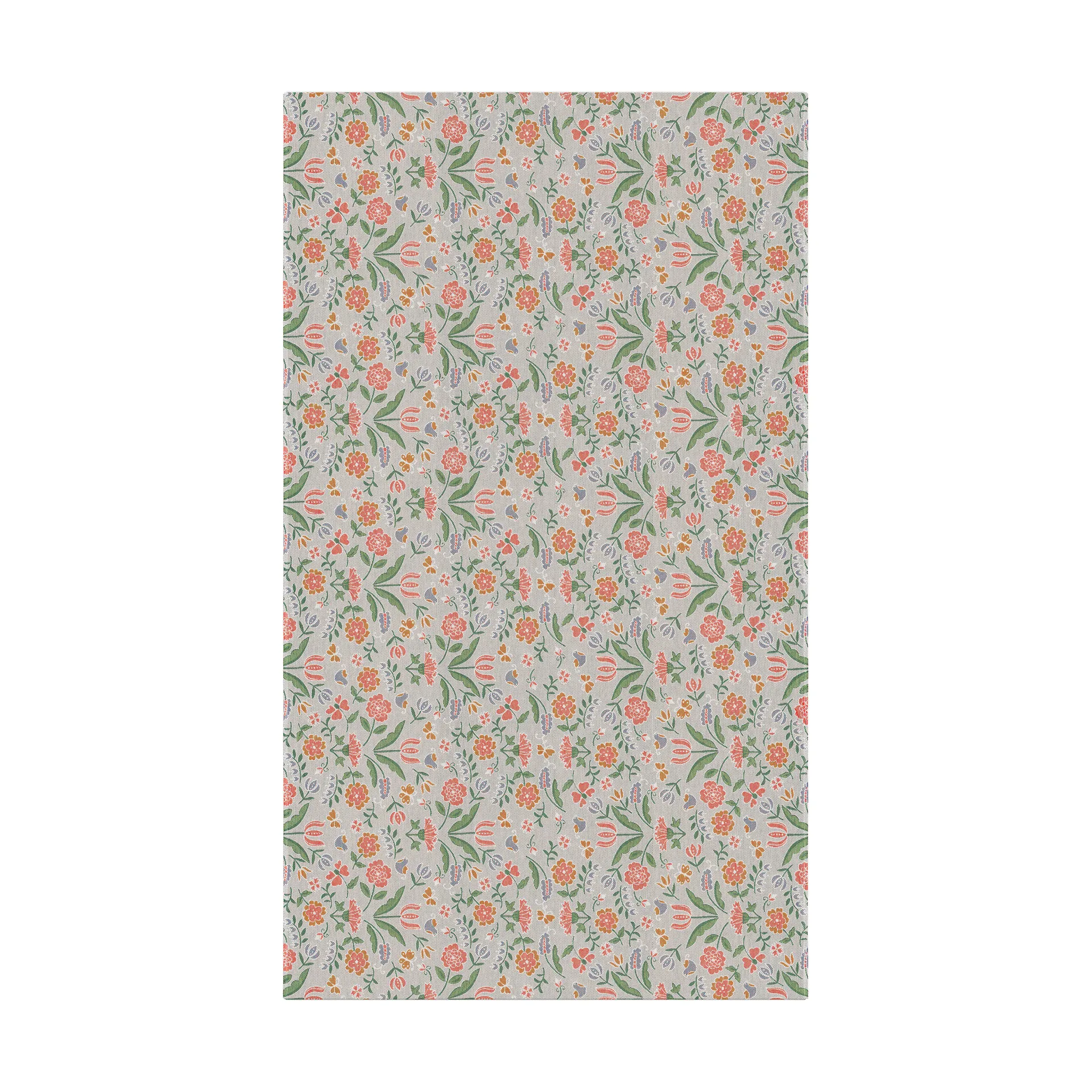 Blomglänta toalha de mesa 145x250 cm, Multicolor Ekelund Linneväveri