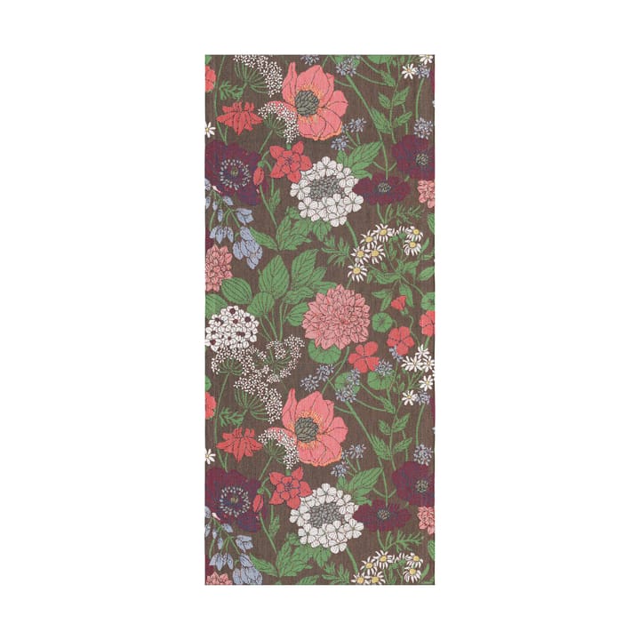 Blomsterfång caminho de mesa 35x80 cm - Multicolor - Ekelund Linneväveri
