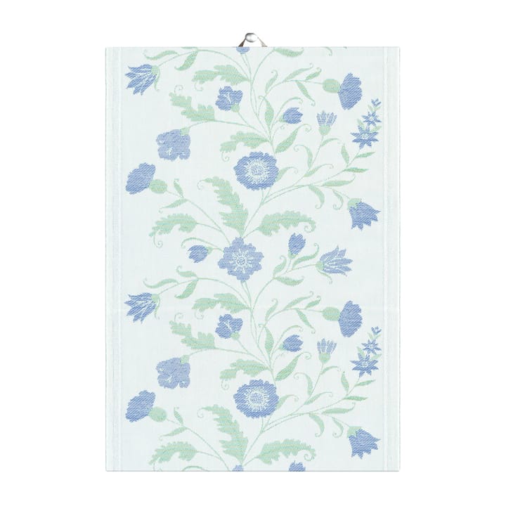 Blue Flower toalha de cozinha - 35x50 cm - Ekelund Linneväveri
