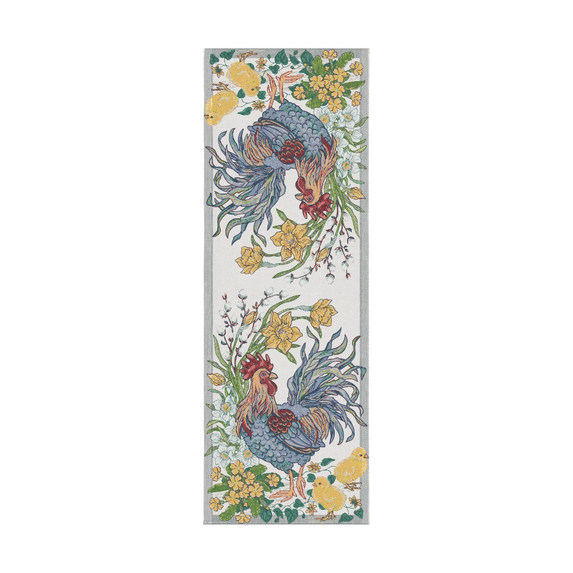 Caminho de mesa Fjäderblom 35x100 cm, Multicolor Ekelund Linneväveri