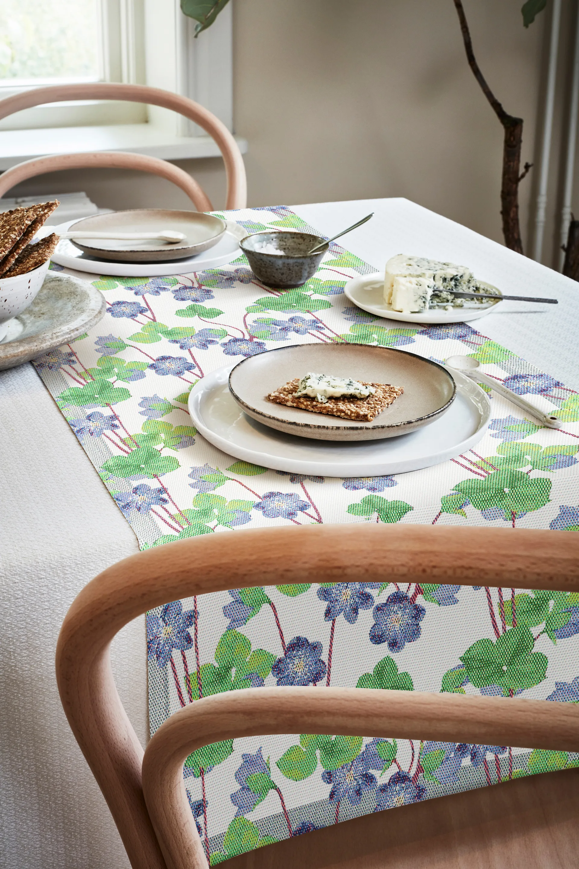 Caminho de mesa Hepatica, 35x120 cm Ekelund Linneväveri