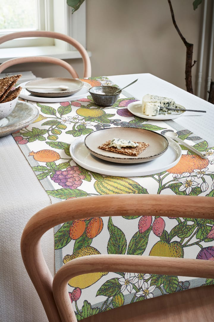 Caminho de mesa Sommarfrukt, 35x120 cm Ekelund Linneväveri
