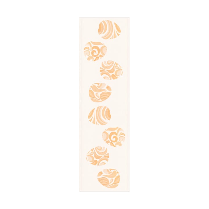 Corre-mesa Angelica 35x120 cm - Amarelo-rosa - Ekelund Linneväveri