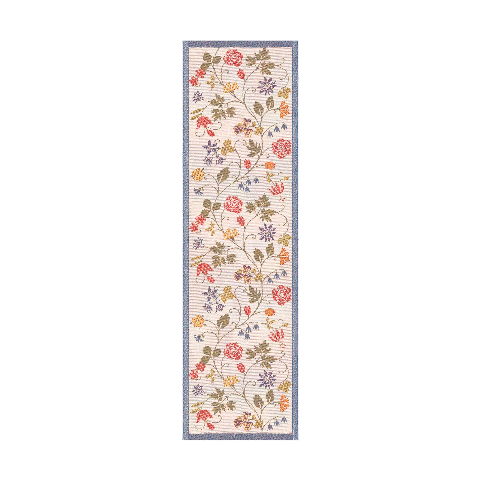 Corre-mesa Flower 35x120 cm, Multi Ekelund Linneväveri