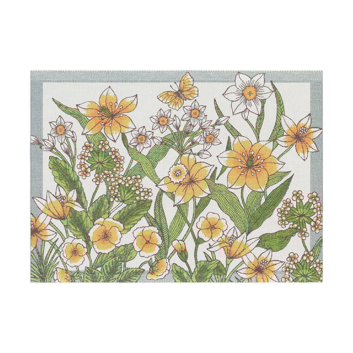 Daffodil individual de mesa 35x48 cm - Amarelo - Ekelund Linneväveri