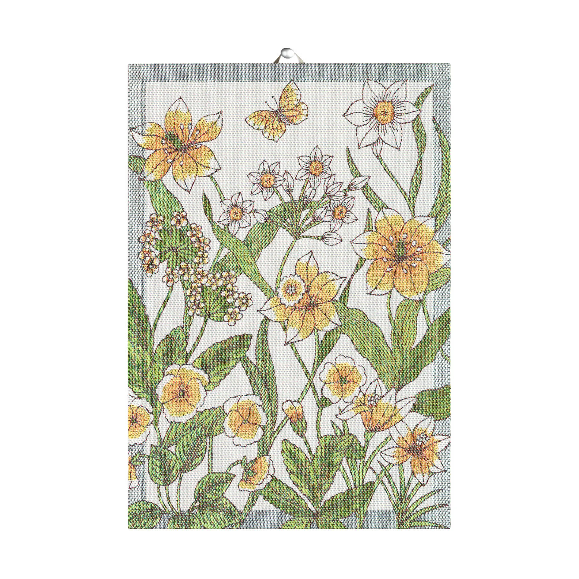 Daffodil pano de cozinha 35x50 cm, Amarelo Ekelund Linneväveri