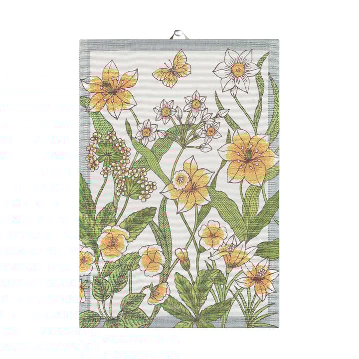 Daffodil pano de cozinha 35x50 cm - Amarelo - Ekelund Linneväveri