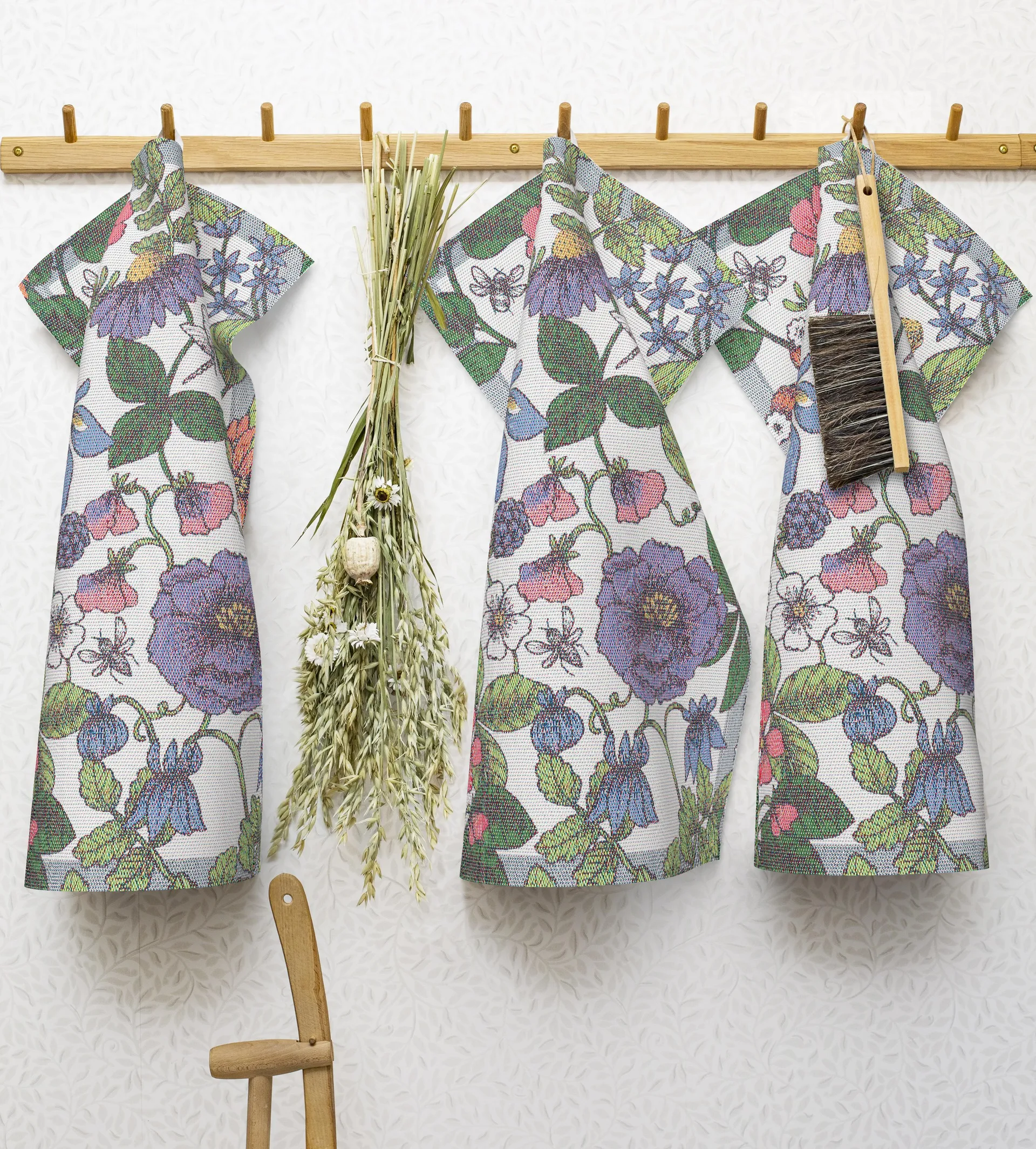 Flora toalha de cozinha, 35x50 cm Ekelund Linneväveri