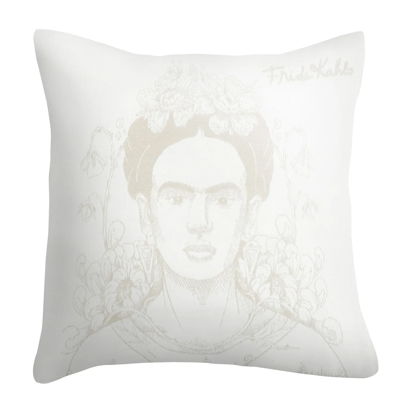 Fronha Frida Kahlo 40x40 cm, Belleza Ekelund Linneväveri