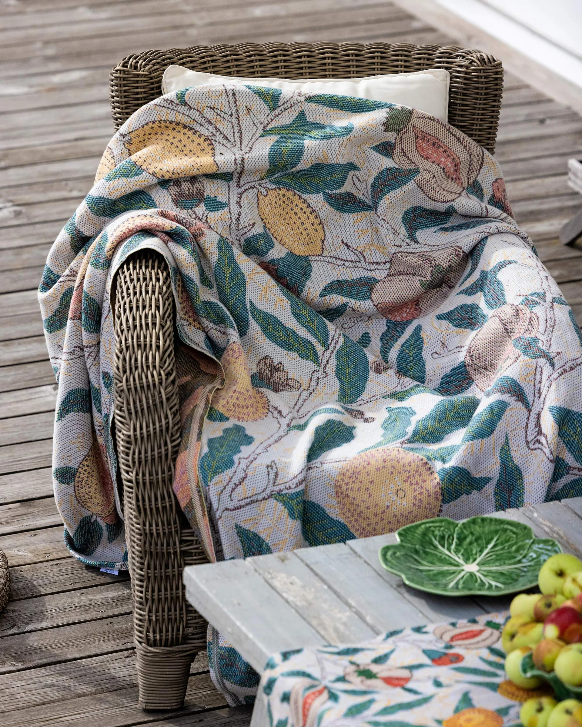 Fruit guardanapo de tecido 35x35 cm, Multicolor Ekelund Linneväveri