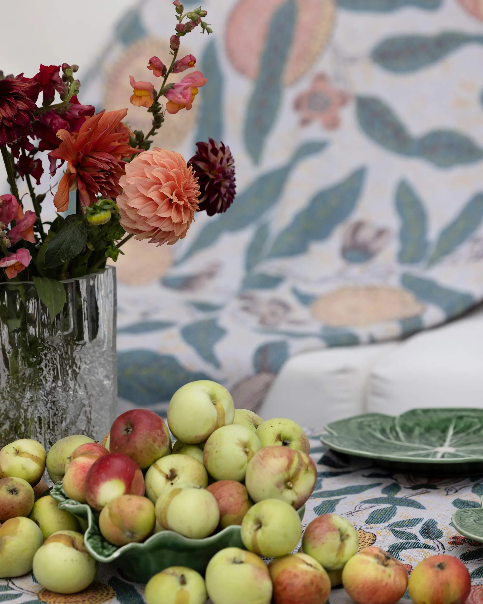 Fruit guardanapo de tecido 35x35 cm, Multicolor Ekelund Linneväveri