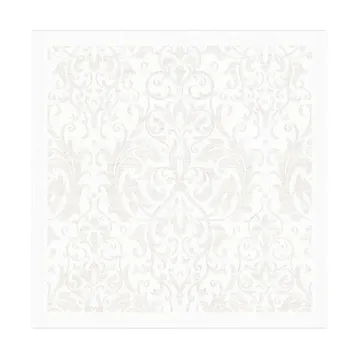 Guardanapo Medaljong 35x35 cm - Branco - Ekelund Linneväveri