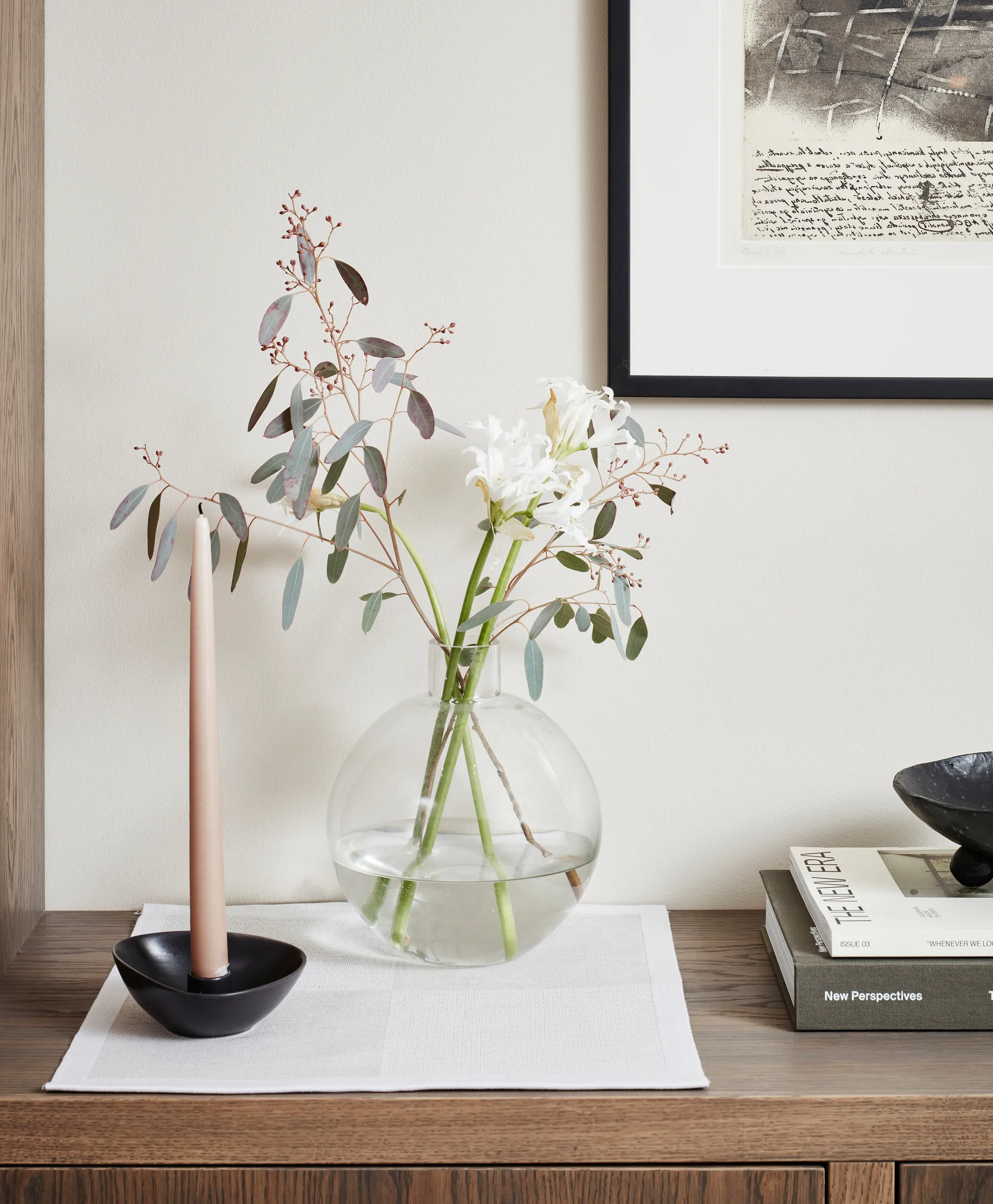 Guardanapo Ruta, tecido cru, 35x35 cm Ekelund Linneväveri