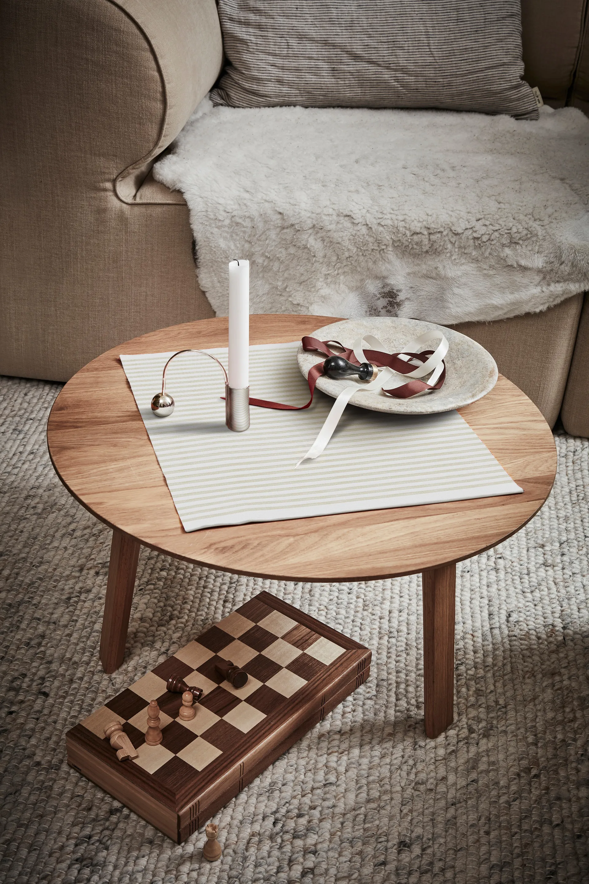 Guardanapo Tvärs 50x50 cm, Não branqueado Ekelund Linneväveri