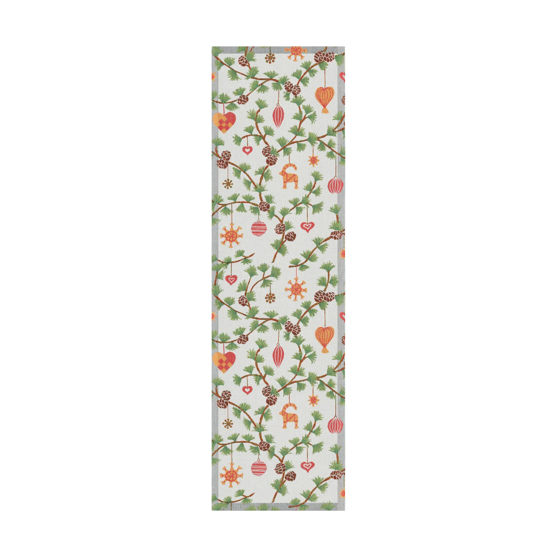 Julefröjd caminho de mesa 35x120 cm, Multicolor Ekelund Linneväveri